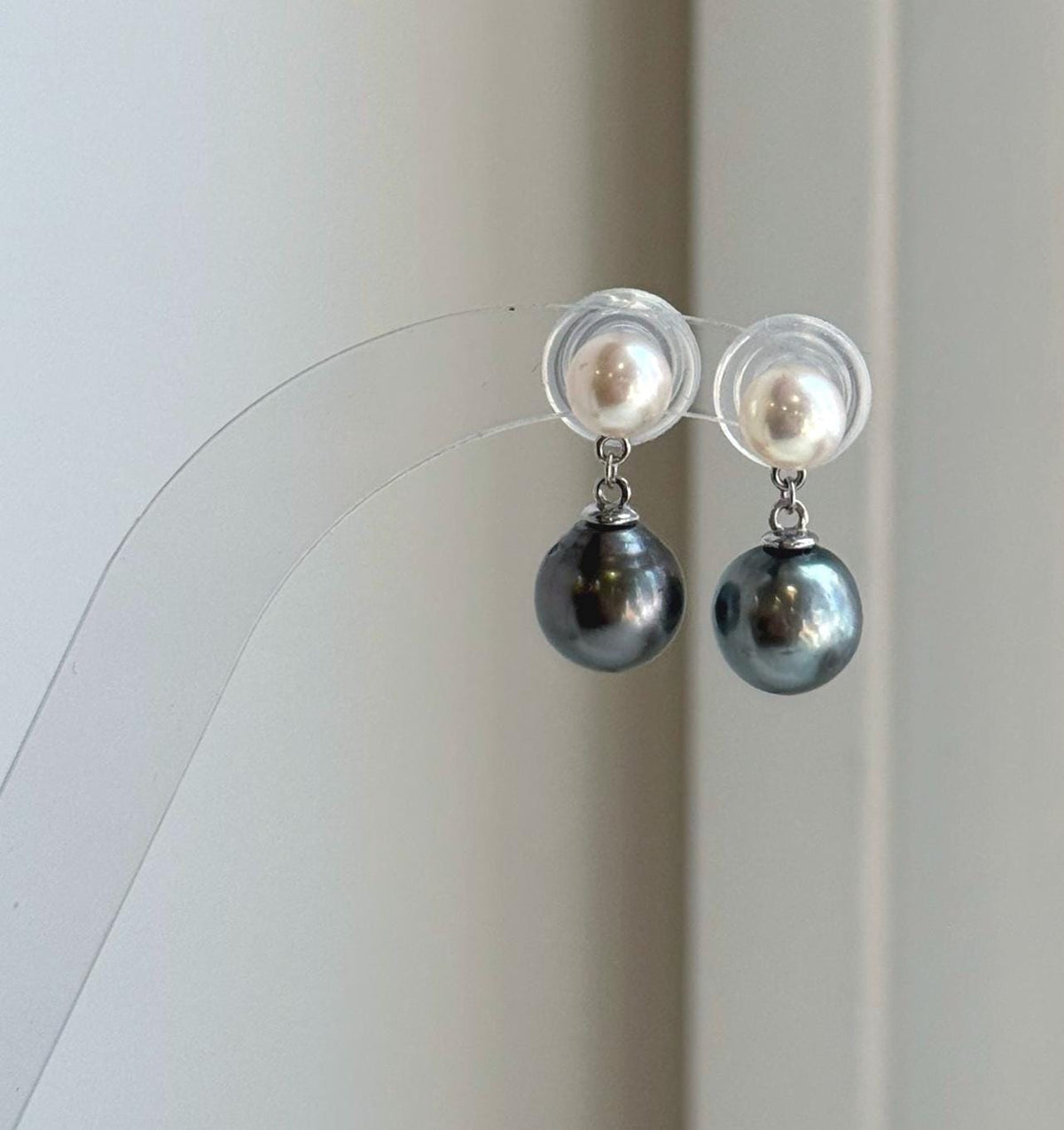 daily office pearl earrings