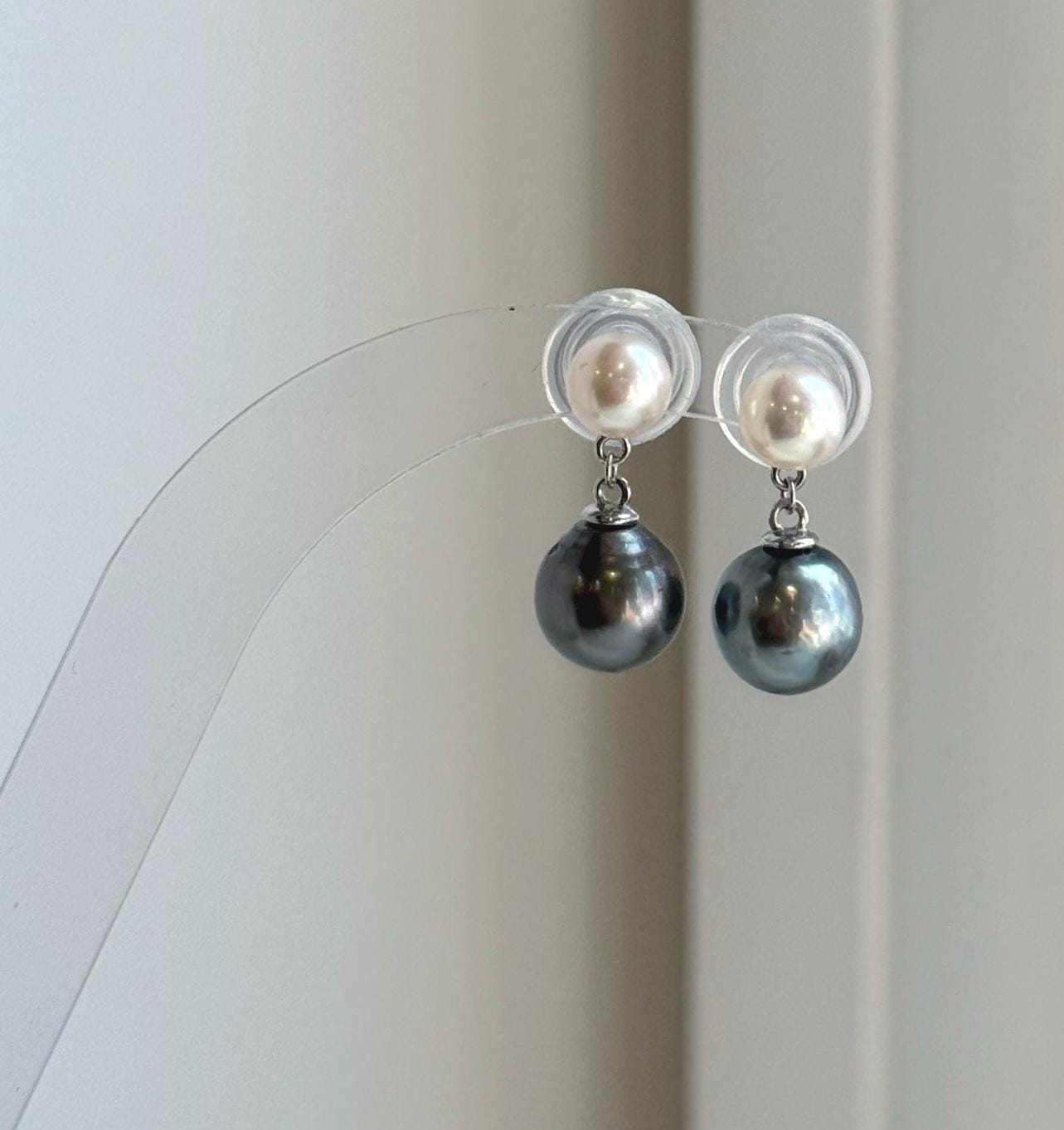 daily office pearl earrings