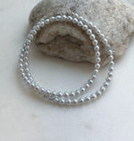 white small pearls necklace for her