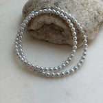 white small pearls necklace for her birthday
