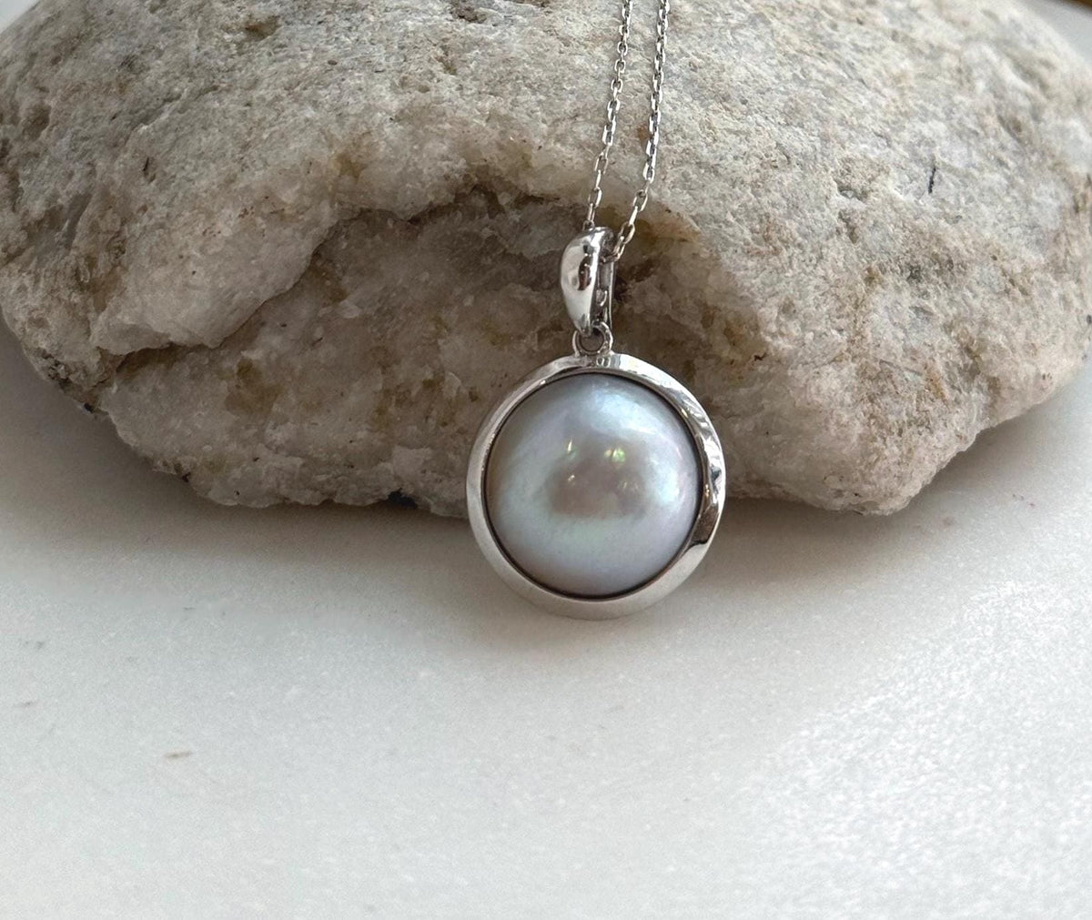 ocean Mabe pearl pendant