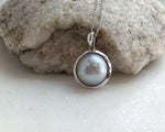 silver Pearl pendant