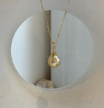 Elly’s 10.6mm Genius South sea deep tea gold ocean pearl Pendant: Extreme luster, 2.1cm high, s925 silver pendant.