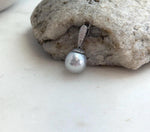 Australian ocean white silver pearl pendant for her birthday