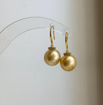 south sea golden quality earrings hooks for her birthday