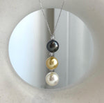 tri south sea ocean pearls pendant for her holiday
