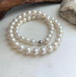 high quality white Edison pearls  necklace strand
