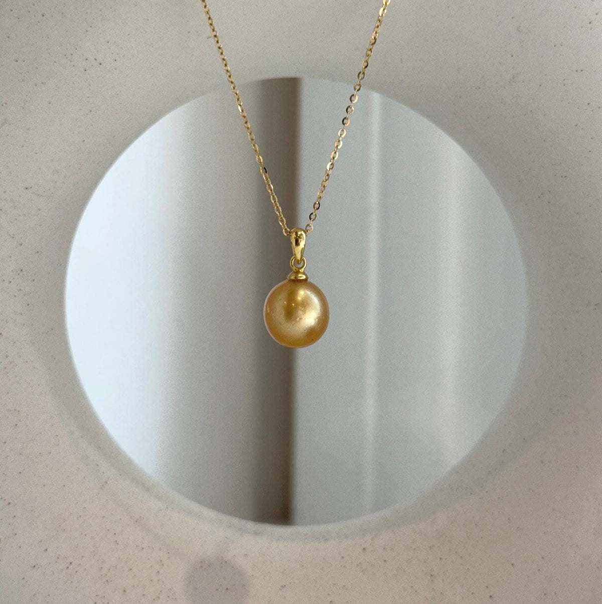 south sea golden ocean pearl pendant