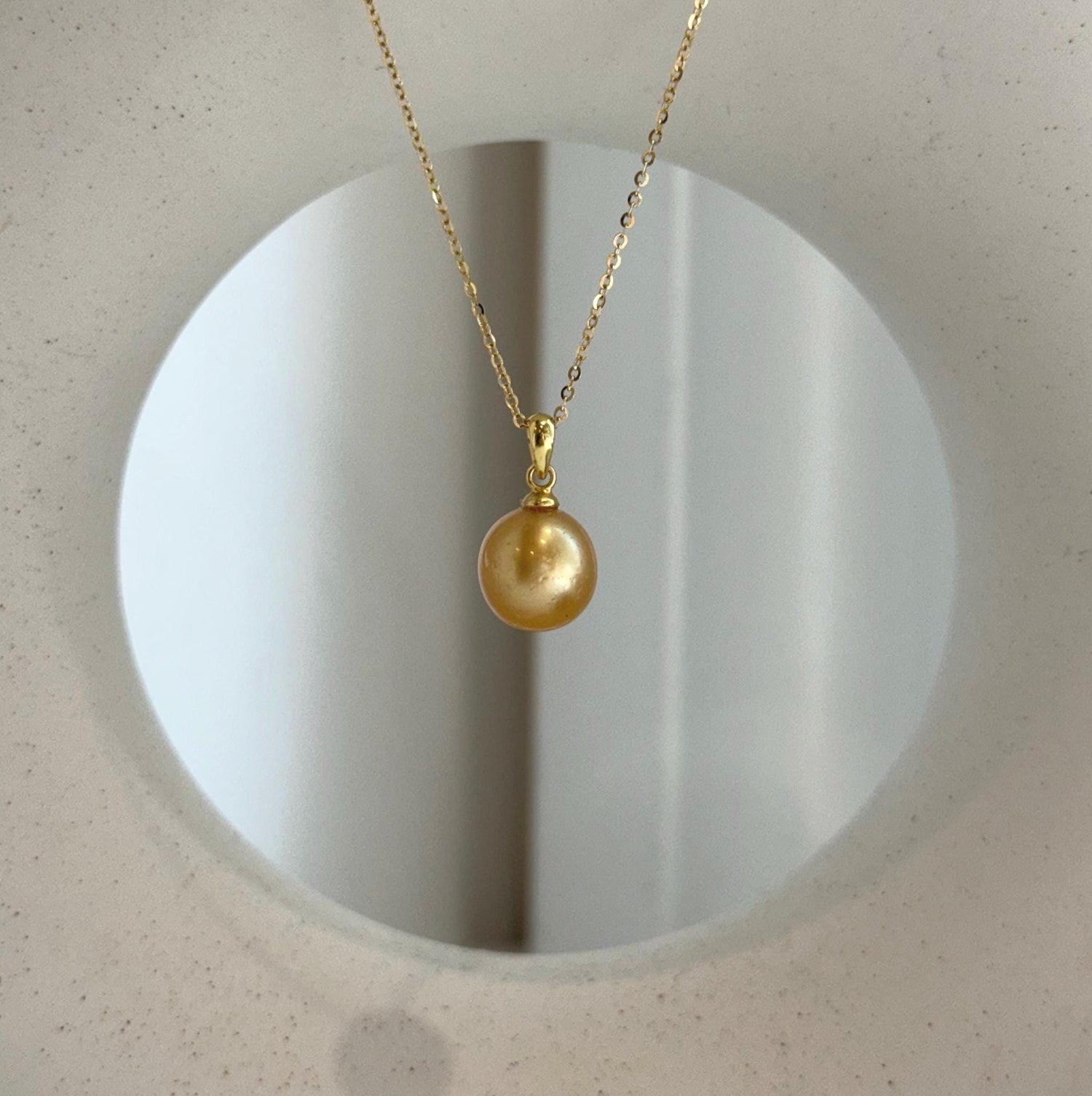 south sea golden ocean pearl pendant