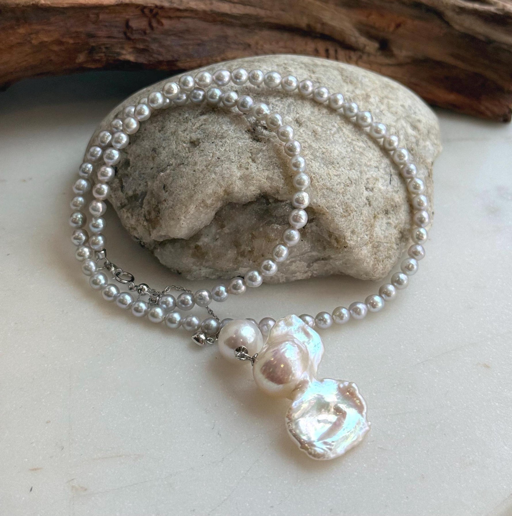 cool fancy baroque pearl pendant