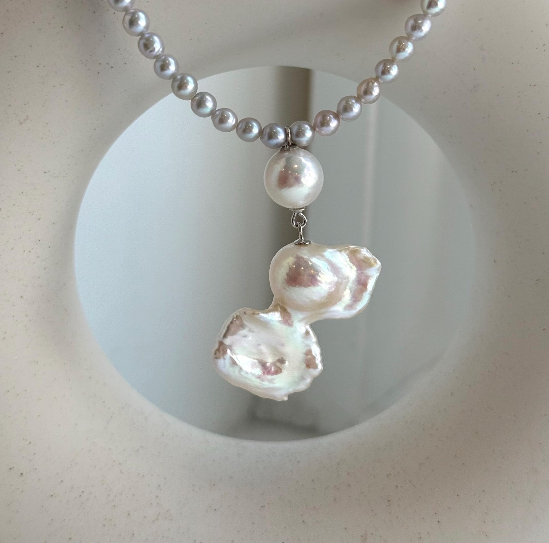 fancy baroque pearl pendant daily wear