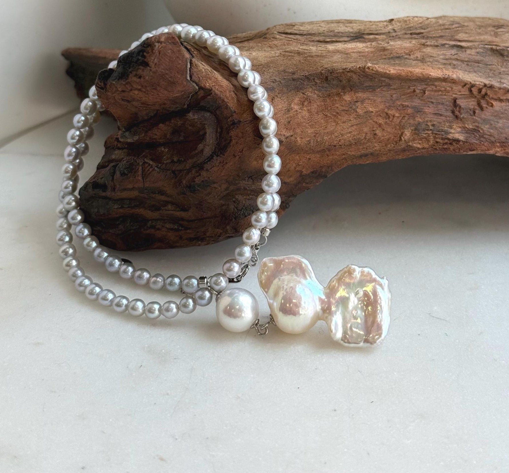 cool fancy baroque pearl pendant