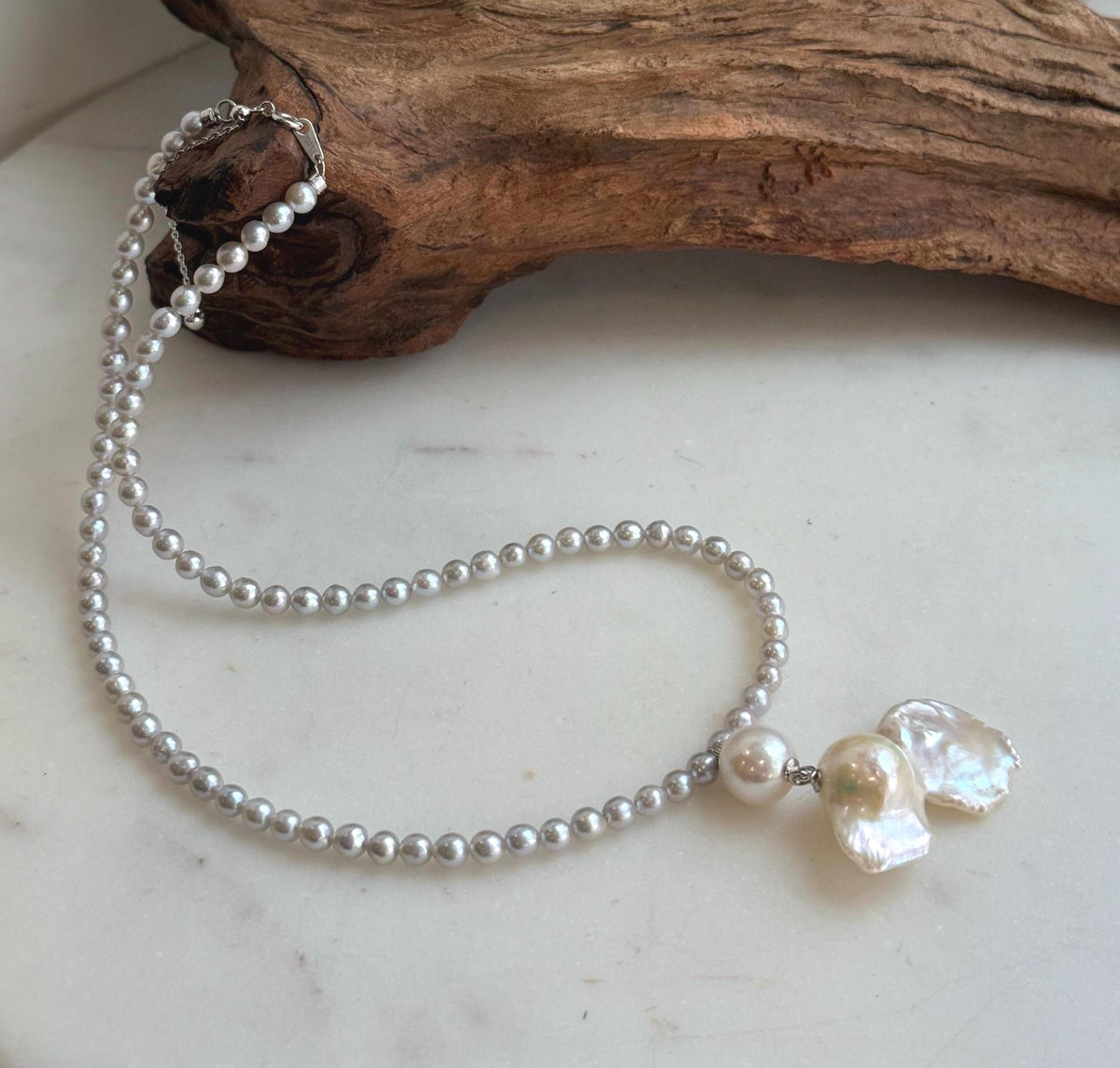 cool fancy large baroque pearl pendant
