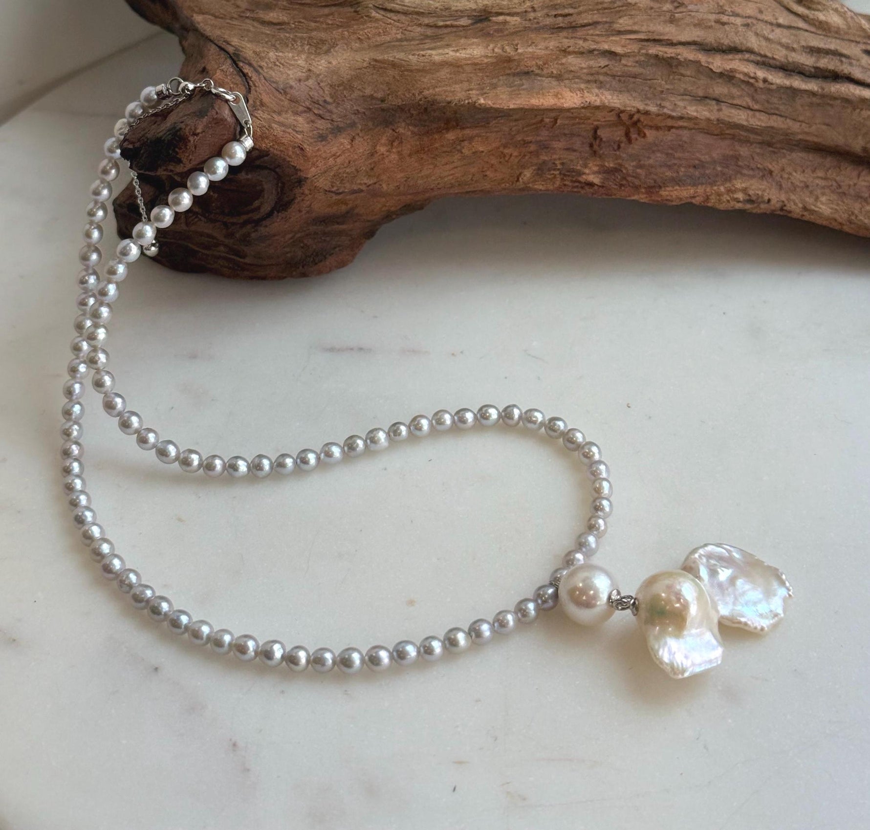 cool fancy large baroque pearl pendant