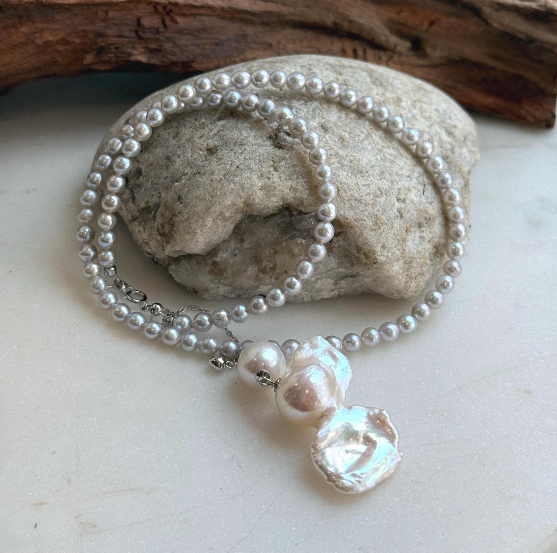cool fancy baroque pearl pendant