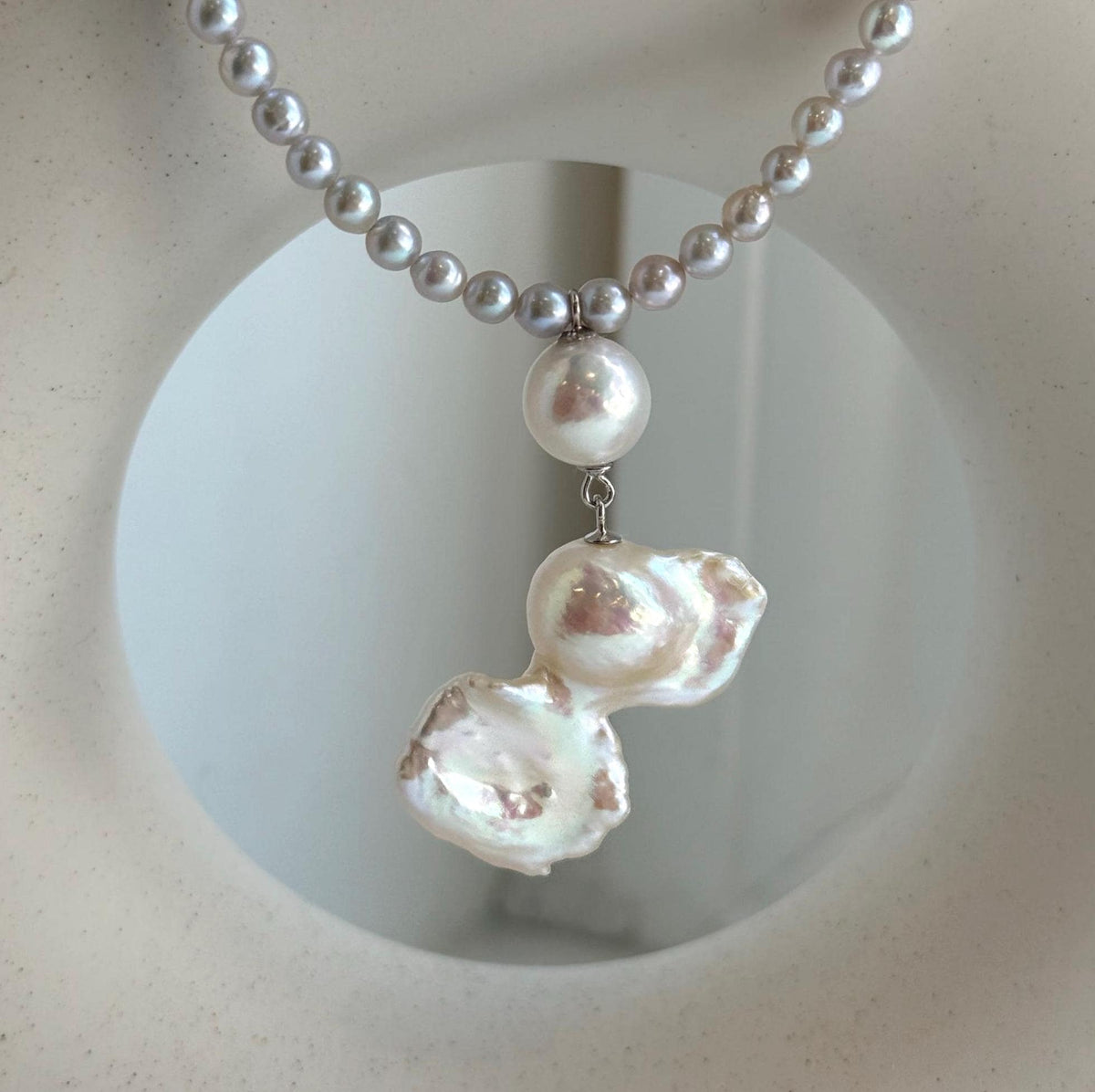 cool fancy baroque pearl pendant