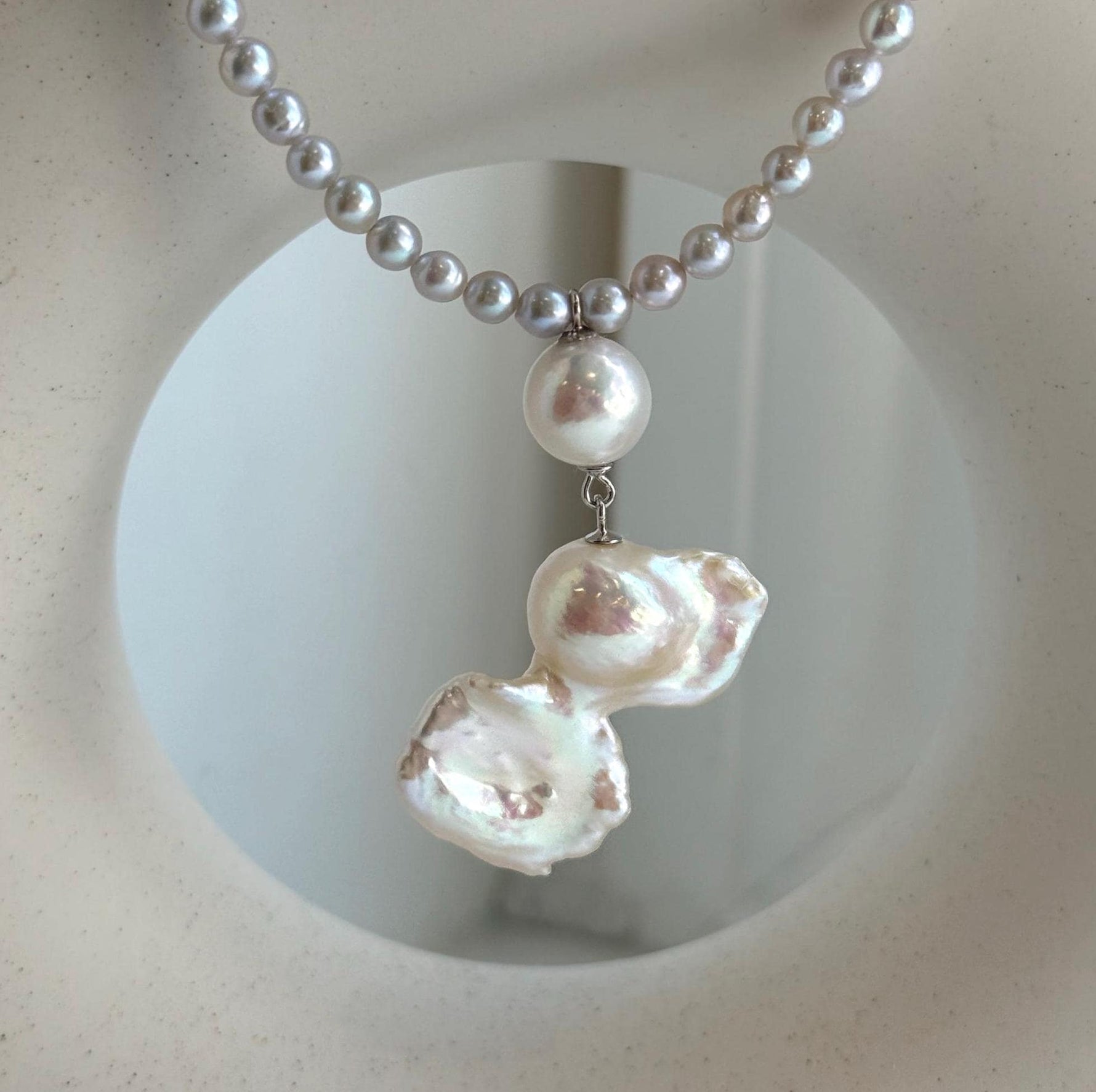 cool fancy baroque pearl pendant