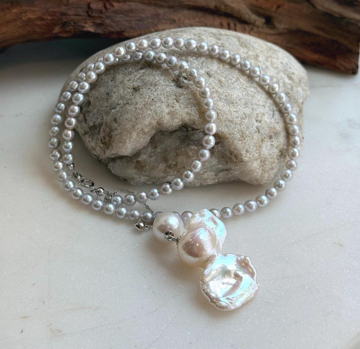 cool fancy baroque pearl pendant
