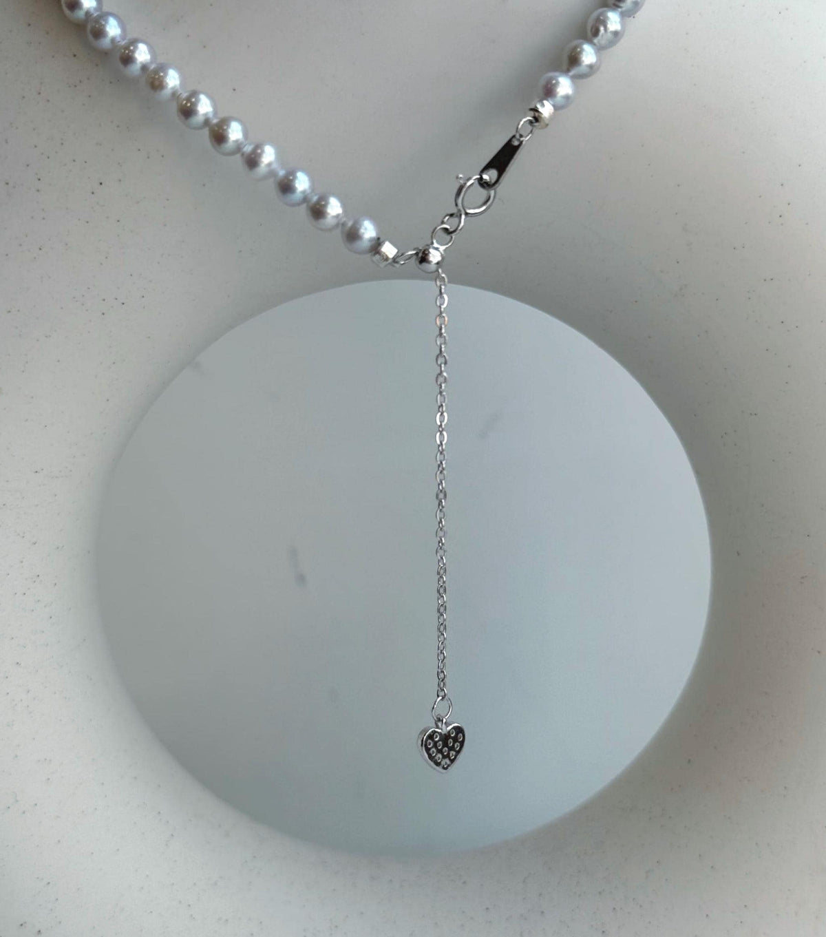 daily offic small pearls necklace