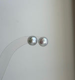 white blue Edison pearls earrings