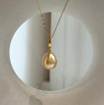 high quality golden ocean Pearl stering silver pendant for her
