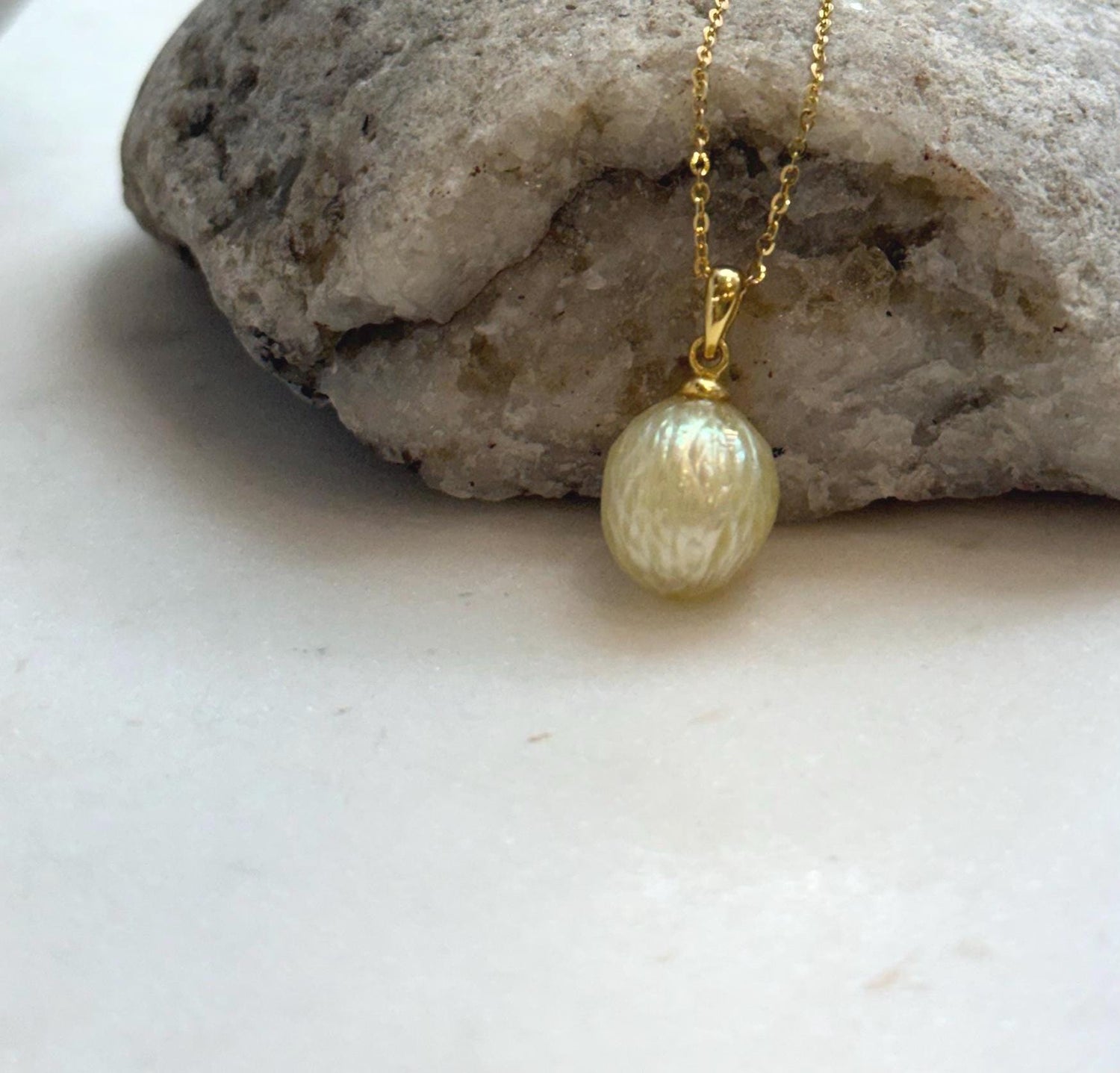 south sea golden carved ocean pearl s925 silver pendant for her birthday