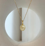 south sea golden carved ocean pearl s925 silver pendant for her