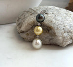 tri south sea ocean pearls pendant for her