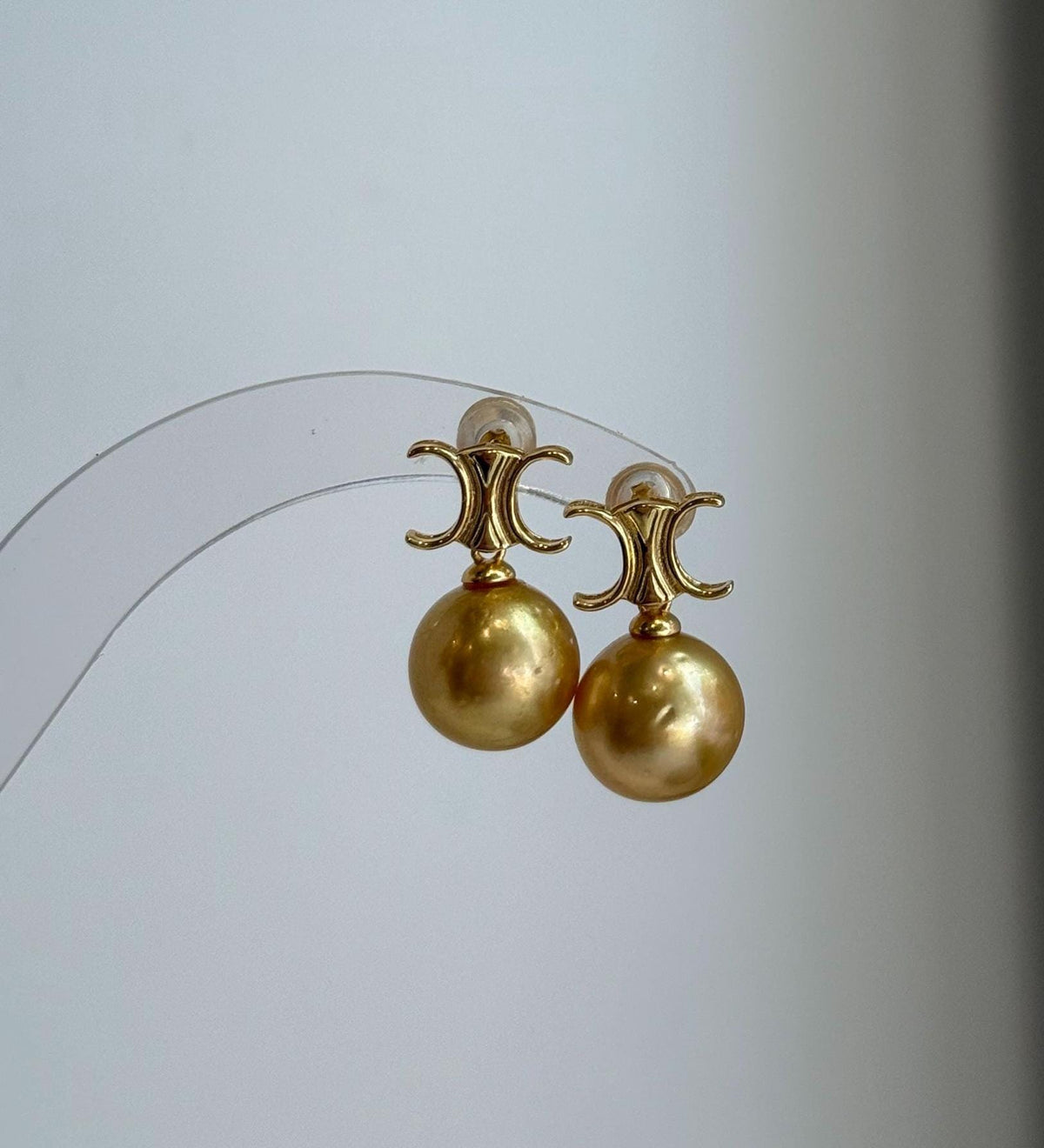 south sea deep tea golden ocean pearls cool fancy earrings for her