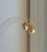south sea champagne gold ocean pearls cool earrings for her
