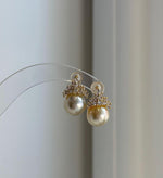 south sea champagne gold ocean pearls cool earrings for her holiday