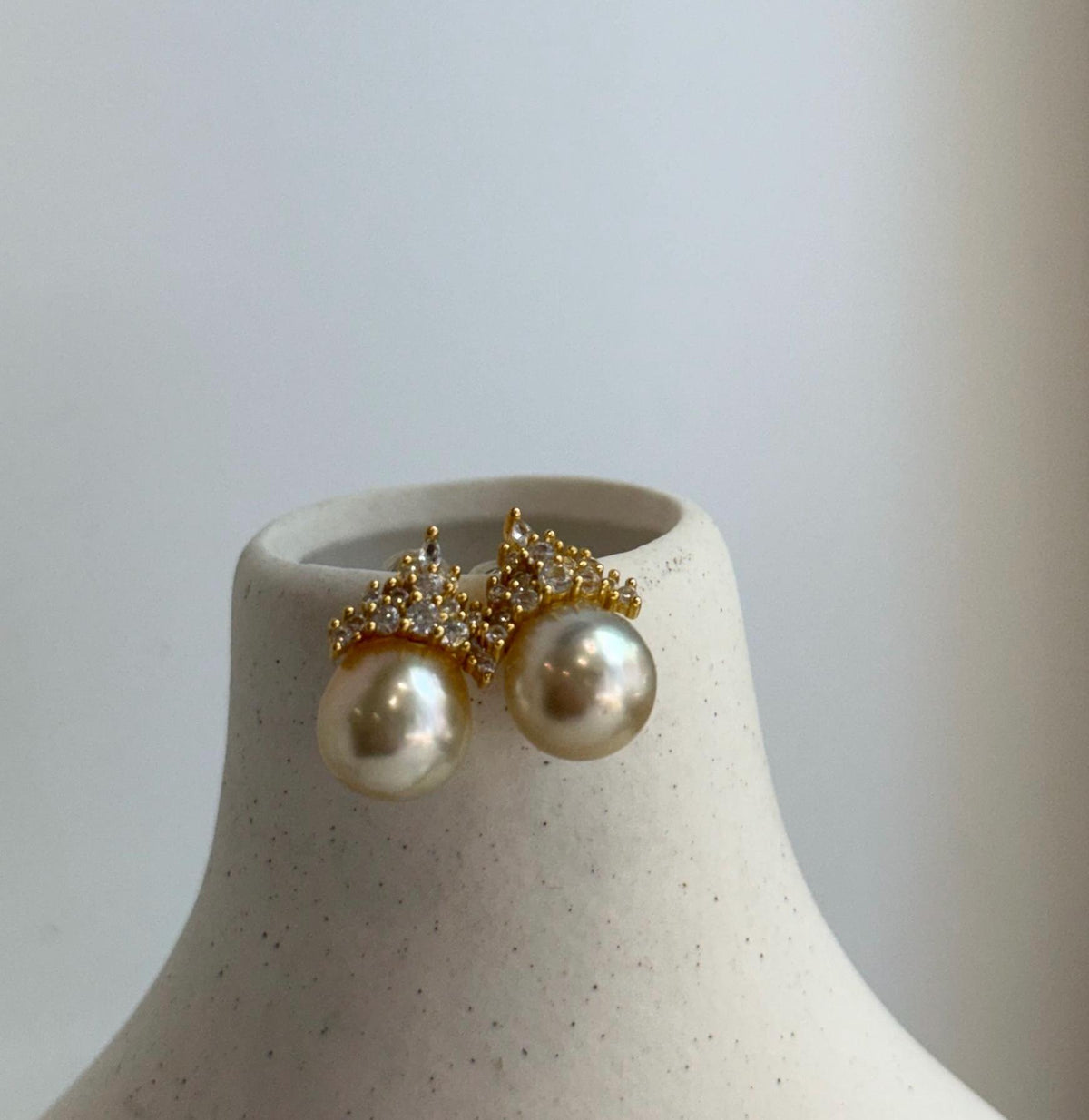 south sea champagne gold ocean pearls cool earrings for her