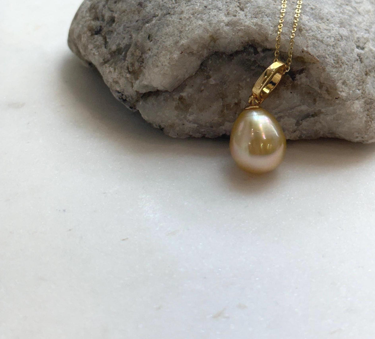 high quality golden ocean Pearl stering silver cool fancy pendant for her