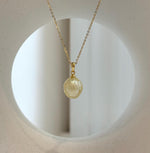 south sea golden carved ocean pearl s925 silver pendant for her