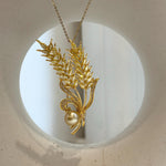 south sea golden ocean pearl fancy cool Wheat brooch