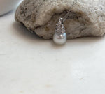 Elly’s 11.3mm Australian ocean white silver pearl cool Pendant: Extreme luster, 2.2cm high, S925 silver pendant.
