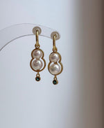Elly’s 5.2-6.6mm Ivory Pearls Earrings: Extreme luster Mirrored, 3cm long, S925 silver earrings.