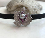 Elly’s Tahitian Silver platinum Ocean Pearl Genius Leather Strap Bracelet: 10.8mm, extreme luster mirrored, for 5.7”- 7.3” wrist.