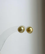 Elly’s 8.8mm Genius natural South sea Deep Tea Gold ocean Pearls Earrings studs: Extreme luster, S925 silver minimalist earrings studs.