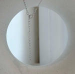 Elly’s 9.6mm Tahitian platinum ocean Pearl pendant chain set: Extreme luster mirrored, S925 silver pendant chain, 2.7x2.2cm to 18.1”.