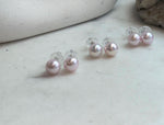 Minimalist S925 sterling silver Edison pearl earrings