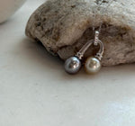 Elly’s 9.4-9.6mm South sea golden Tahitian ocean pearls Pendant: Extreme luster mirrored, S925 Silver cool pendant.