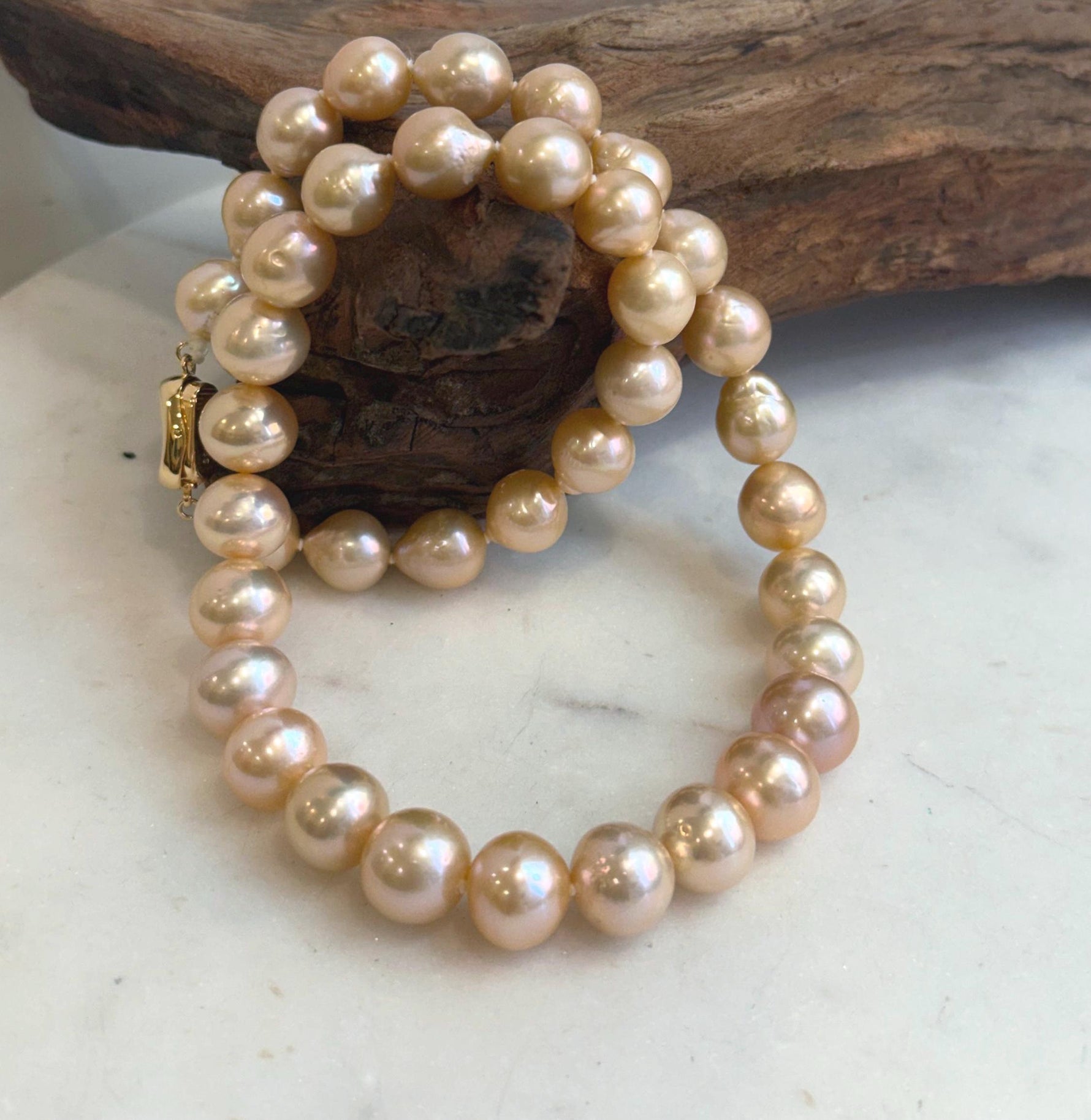 Genuine Edison freshwater pearl necklace
