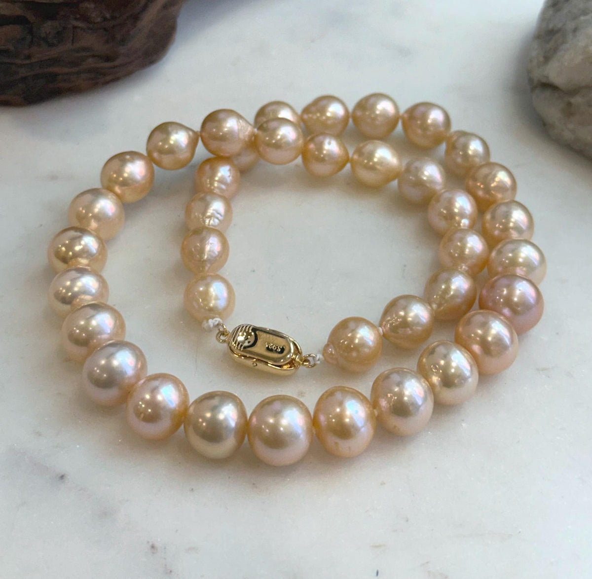 Genuine Edison freshwater pearl necklace