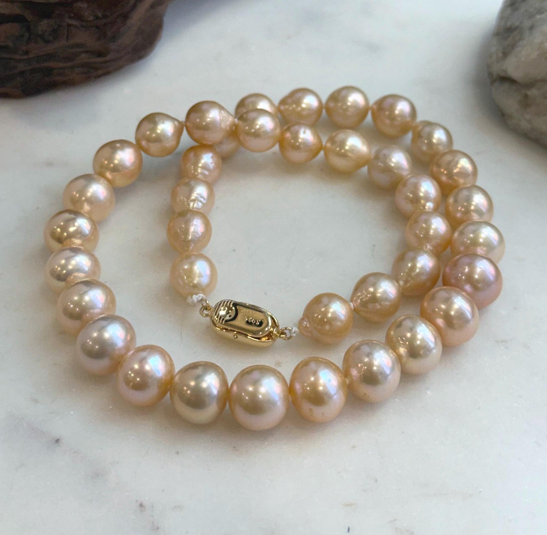 Genuine Edison freshwater pearl necklace
