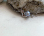 Elly’s 9.1mm Tahitian ocean Pearl Dolphin pendants chain set: Extreme luster, S925 silver chain set.