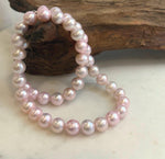 Elegant natural pearl necklace for weddings, anniversaries, and gifts