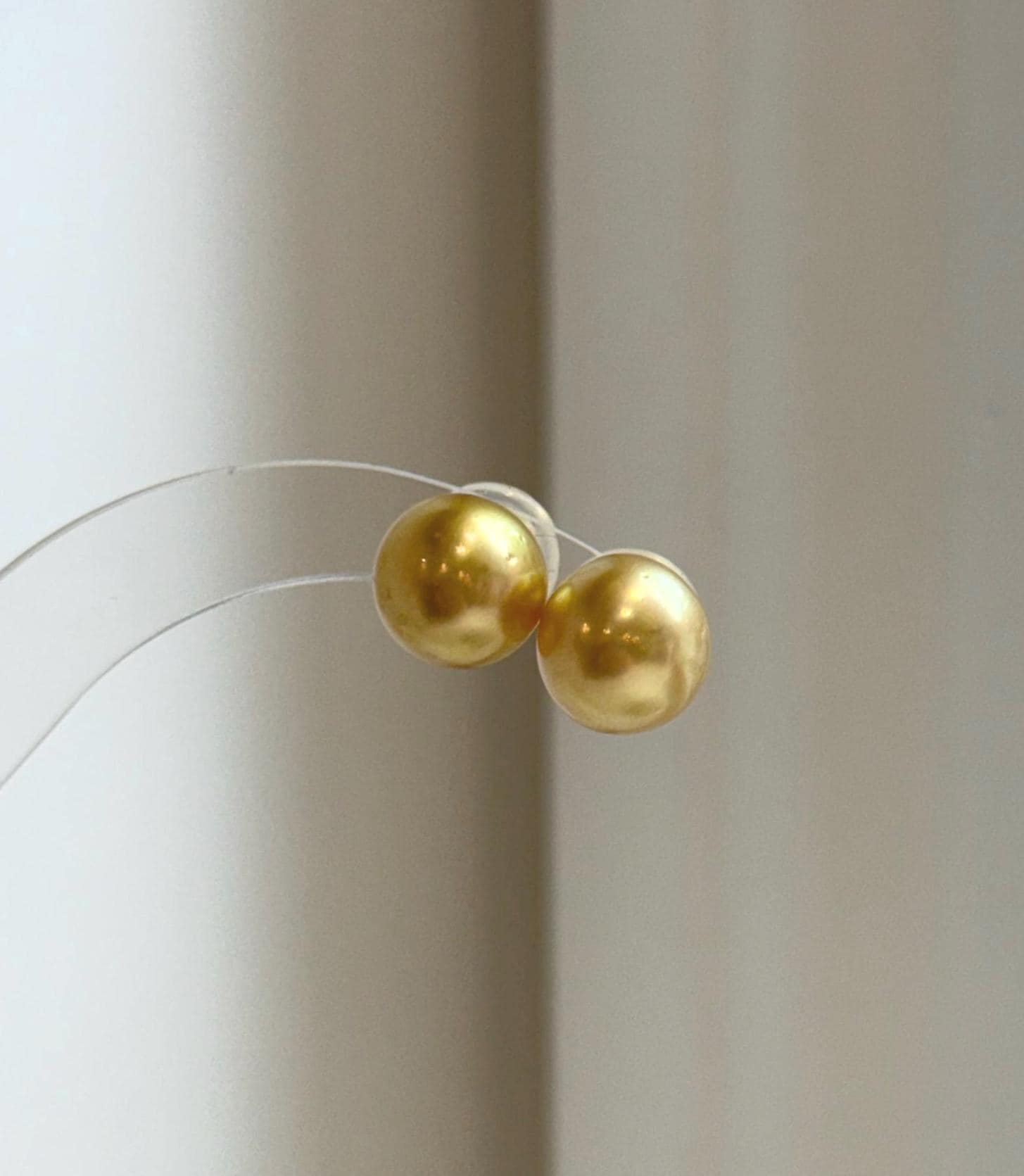 Mirror luster South Sea pearl earrings for elegant everyday wear.