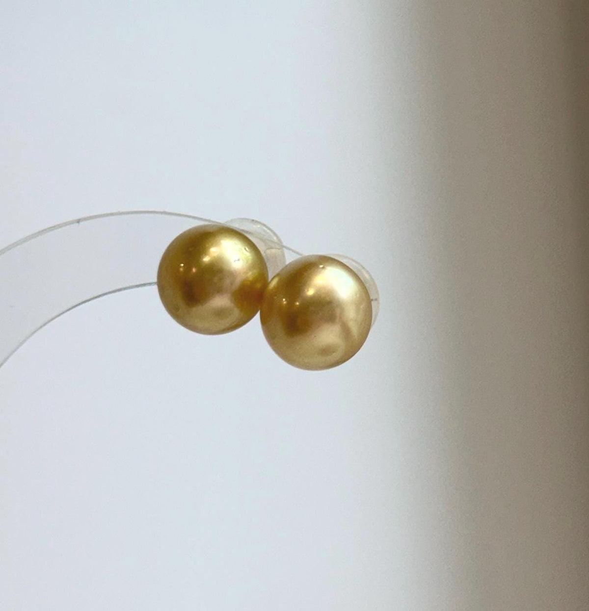 Mirror luster South Sea pearl earrings for elegant everyday wear.
