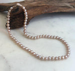 Genuine freshwater pearl necklace for women with high mirror luster